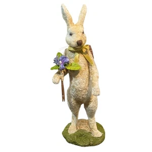 Vintage Bethany Lowe Velveteen Fur Bunny Rabbit French Maisons de Vente - Picture 1 of 10