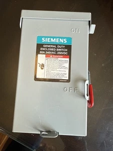 SIEMENS General Duty Enclosed Switch 60A 240VAC LNF222RA - Bild 1 von 8