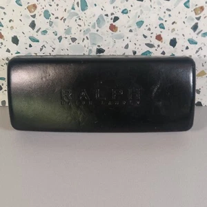 Ralph Lauren Eyeglass Case Black Hard Shell Rectangle Glasses Storage Holder - Picture 1 of 6