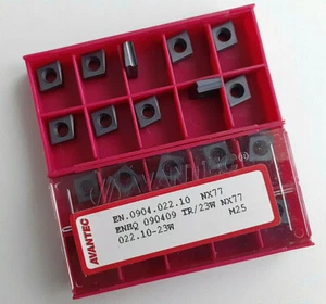 ¡VENTA! 10 x PLACAS DE CORTE REVERSIBLES AVANTEC ENHQ 090409 TR/23W NX77 - Imagen 1 de 2