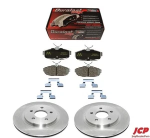 2x DISCO FRENO POSTERIORE 300mm + PASTIGLIE SEMI-METALLICHE PER FORD MUSTANG 05-14 - Foto 1 di 2