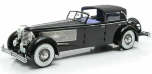 Esval EMUS43004B - DUESENBERG SJ Town Car 2405 by Rollson - Black / open 1/43 - Foto 1 di 1