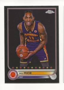 2022 Topps Chrome McDonald's All American - #7 MJ Rice (RC) - Picture 1 of 1