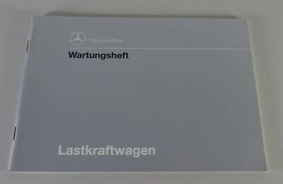 Libretto Di Manutenzione Vuoto Mercedes-Benz Camion LK / MK / SK 709 - 4850 1992 - Immagine 1 di 3