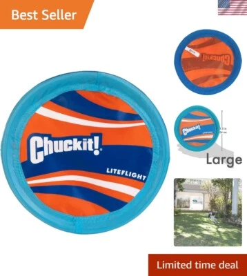 Bright 10 Inch Dog Fetch Toy - Lite Flight for Active Play in Any Setting - Image 1 of 4