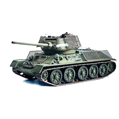 Dragon 1:72 Soviet T-34/85 Tank + Wire Bed Armor Eastern Front 1944  Model Toy - Image 1 of 4