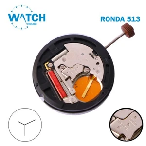 Ronda 513 Swiss Movement, 3 Hands, Quartz Analog Movement. - Picture 1 of 2