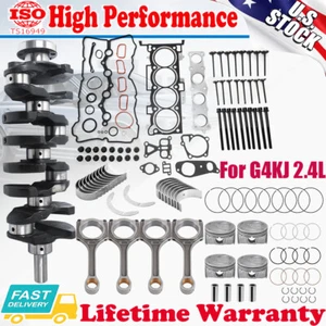 For HYUNDAI KIA G4KJ 2.4L Engine Rebuild Overhaul Kit - Crankshaft / Con Rods - Picture 1 of 37