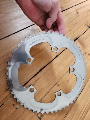 54 tooth Shimano Dura-Ace aero chainring - TT / Triathlon / Track - Image 1 of 4