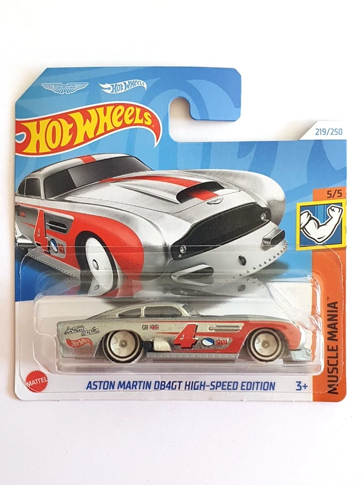 MINIATURE HOT WHEELS 1/64 ASTON MARTIN DB4GT HIGH-SPEED EDITION MUSCLE MANIA - Photo 1/1