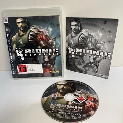 Bionic Commando PS3 Sony Playstation 3 Game (2009) Region 4  Manual & Mint Disc - Image 1 of 4