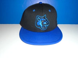 The Game Blue and Black Panther SM Fitted Baseball Hat Size 7 1/8 NWT - Picture 1 of 3