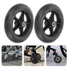2x 8" Rubber Replacement Wheels for Wheelchairs, Rollators & Walkers