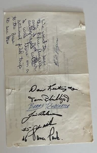 Blue Angels Team Autographs 1977 Imperial Valley - Picture 1 of 5