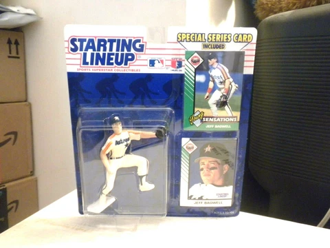 BRAND NEW (NOS) 1993 JEFF BAGWELL ROOKIE STARTING LINE UP FIGURE MINT MOMC NICE! Cover