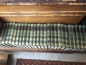 Set 1962 The New Funk & Wagnalls Encyclopedia 25 vol Instant Library Green Books - Picture 1 of 18