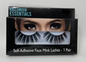 Halloween Essentials Self-Adhesive Faux Mink Fake Eye Lashes- 1 Pair - Picture 1 of 2