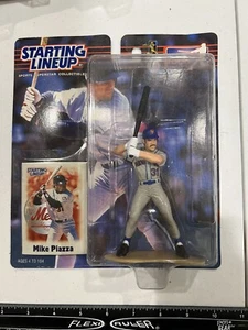 Vintage Hasbro Starting Lineup Baseball 2000 Mike Piazza Figure - Picture 1 of 4