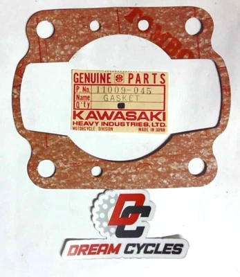 NOS GENUINE Kawasaki  11009-045 Cylinder Base Gasket KE KE250 1977-79 FAST SHIP - Image 1 of 2
