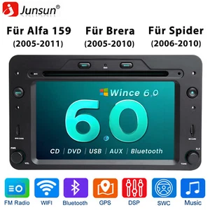 Autoradio Für Alfa Romeo159 Sportwagen Brera Spider CD DVD USB GPS Nav Bluetooth - Bild 1 von 12