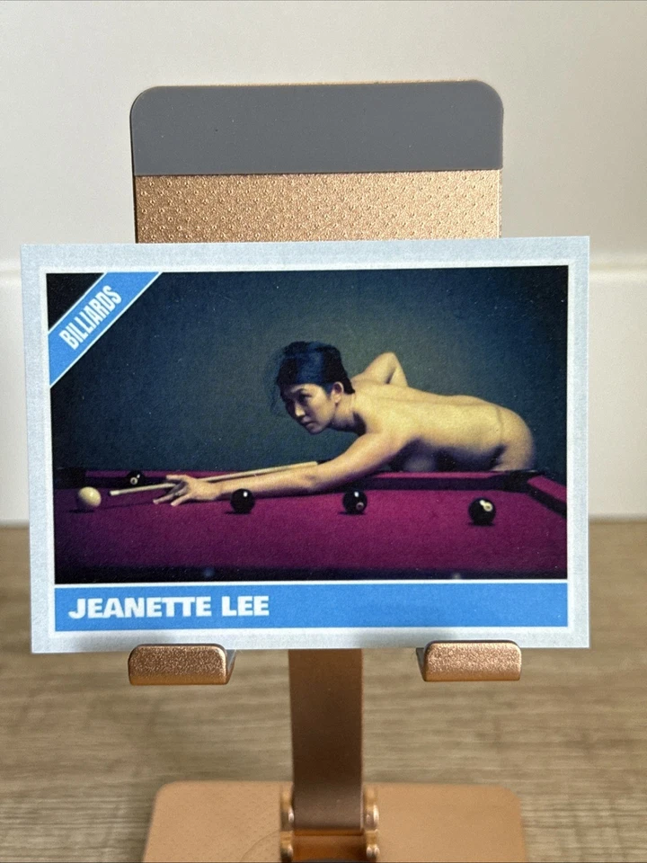 Tarjeta coleccionable Jeanette Lee Black Widow Billar Hot Body personalizada ACEO novato radiocontrol Foto 1 de 1