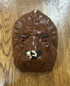 Vintage (1960’s) Lion Painted Neal Neckerchief Slide Boy Scout BSA - Picture 1 of 4