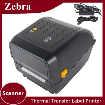 Zebra ZD888T 203DPI USB Desktop Thermal Transfer Label Printer for Barcodes - Image 1 of 4