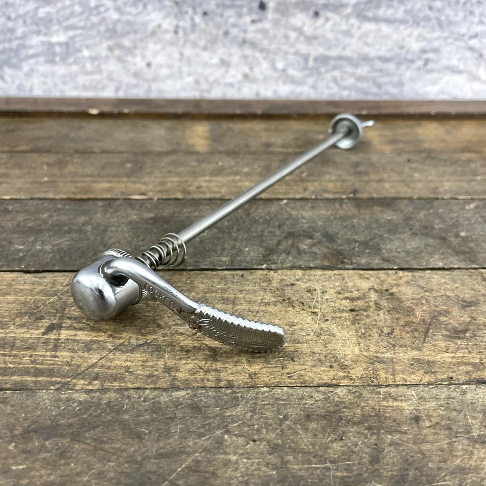 Pincho de rueda trasera Campagnolo vintage eje titanio Santana tándem 160 mm largo Ti Foto 1 de 4