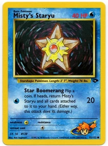 Pokemon - Gym Challenge Misty's Staryu 92/132 LP - Bild 1 von 2