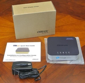 Obihai OBi202 Adattatore VoIP a 2 porte con Google Voice & Fax Casa o Business SOHO - Foto 1 di 1