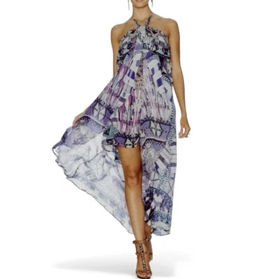 Mini Vestido Camilla Franks Ritual Rhapsody Largo Superpuesto Talla 2 Mediano Púrpura Foto 1 de 4