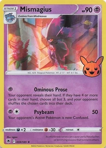 Mismagius Promo Holo Truco o Comercio BOOster Paquete 059/189 Casi Nuevo - Imagen 1 de 2