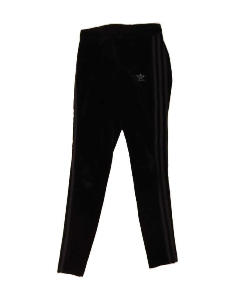 ADIDAS Womens Leggings UK 8 Small  Black Polyester YX01 - Image 1 of 3