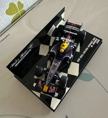 MINICHAMPS 1:43 FORMULA 1 F1 RED BULL RACING RENAULT RB4 MARK WEBBER 2008 - Image 1 of 4