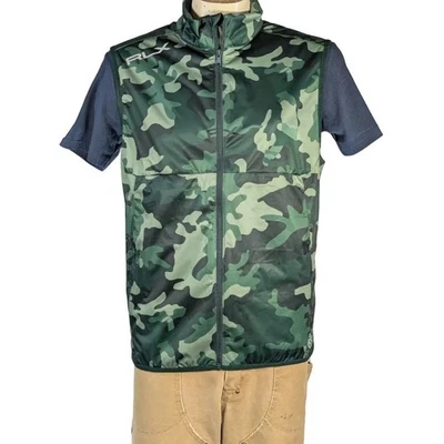 RLX Ralph Lauren Performance Camo Water-Repellent Vest Jacket Sz XXL NWT $188 - Image 1 of 4