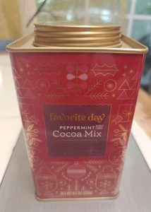 MEZCLA DE CACAO MENTA Favorite Day proceso holandés 9,5 oz lata roja y dorada vacaciones - Imagen 1 de 8