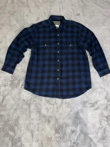 VTG Field & Stream Men Heavy Thick Plaid Flannel Outdoor Shirt Vintage XL - Picture 1 of 10
