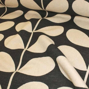 Tela de tapicería Orla Kiely GIANT STEM Gunmetal 150 cm de ancho - Vendida por el Mtr - Imagen 1 de 5