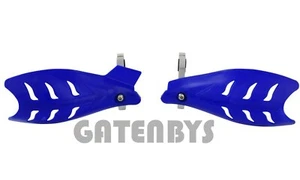Universal BLUE Motorcycle Motocross Hand Guard Fits Honda Kawa Suzuki Yamaha DT - Picture 1 of 4