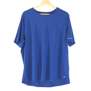 Marks and Spencer Sports T shirt Blue Breathable Activewear Goodmove Size XL New - Picture 1 of 9