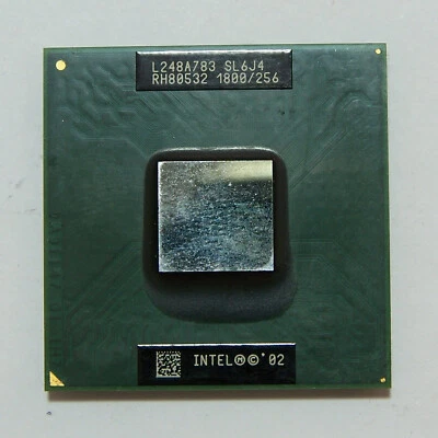 Intel Mobile Celeron SL6J4 1.80 GHz 256K cache 400 MHz FSB socket M PPGA478 - Image 1 of 2