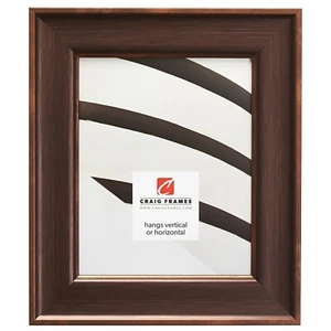 Craig Frames Resilience, 2 Inch Wide Distressed Brushed Bronze Picture Frame - Picture 1 of 9