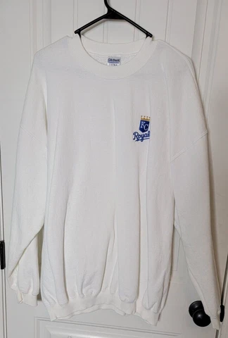 Kansas City Royals - Gildan Activewear Heavyweight Sweat Shirt X-Large - White Cover