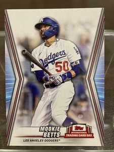 2023 Topps Mookie Betts International Trading Card Day #NTCD-B14 Dodgers