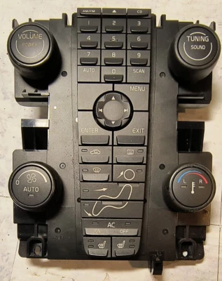 Volvo 30737669 S40 V50 Calentador AC Cambio Climático Radio Audio Control Panel frontal Foto 1 de 4