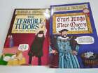 2  X HORRIBLE HISTORIES ~ Book Bundle  Terrible Tudors & Cruel Rings Mean Queens