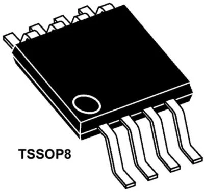 PCA9530DP,118, LED Display Controller 2-Segments, 2.5 V, 3.3 V, 5 V, 8-Pin TSSOP - Image 1 of 2
