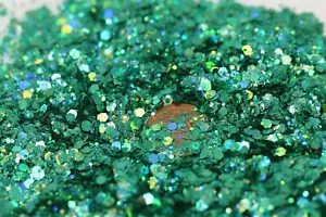 Mezcla gruesa de brillo holo para vasos, resina, arte en uñas, artesanías y más - Imagen 1 de 7