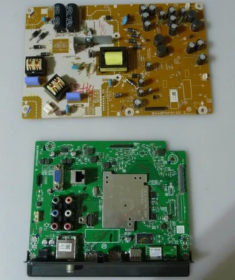 Philips Magnavox BA3RM0G0401 5 Mainboard & BA4GP0F01 02 2 Power Supply (P5) - Image 1 of 3