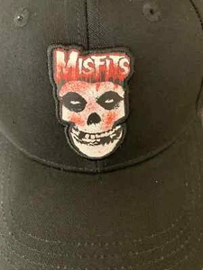 MISFITS PATCH SKULL FIEND LOGO BASEBALL CAP OFFICIALLY LICENSED PRODUCT - Picture 1 of 9